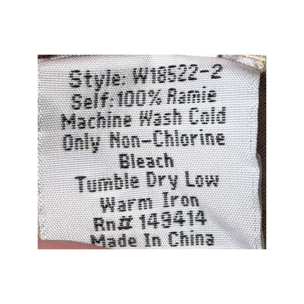 Johnny Was Workshop Women's XL Patchwork Button Front Blouse - Picture 6 of 7